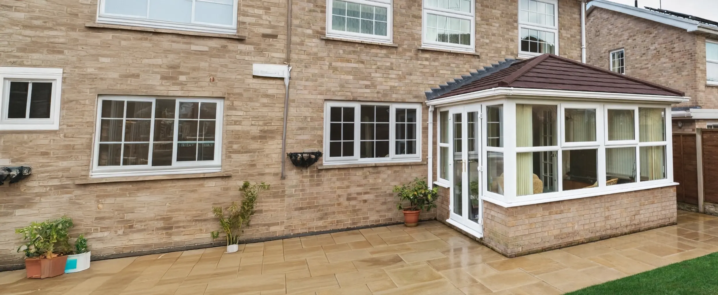 Solid roof dwarf wall